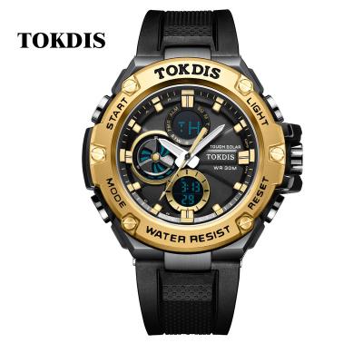 China Automatic Date China Watch Manufacturer Men Sport Digital Watches TOKDIS 2566 Outdoor Casual Men's Style Sport Watches for sale