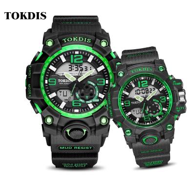 China China Manufacturer 2361-3 Automatic Sports Watches Date Fashion Sports Couple Digital Watches TOKDIS For Men for sale