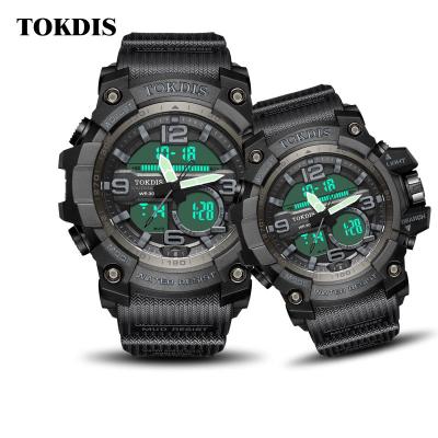 China Day/Date Sports Waterproof Dual Display Electronic Watch Digital Watch Men Luxury Waterproof Wrist Watched for sale