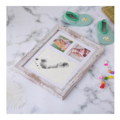 China Custom Creative High Quality Distressed White Baby Gift 8x10