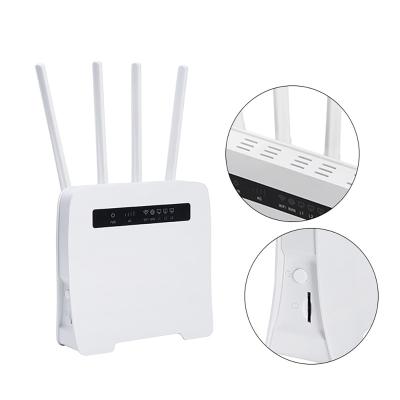 China Wholesale 1200Mbps Joint Factory White With SIM Card 4g5g Dual Band NETWORK MARKET APP 3 lans ports lte wireless router for sale