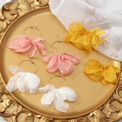 China YANYE Series FASHIONABLE Super Temperament Wire Quality Bow Flowers Fairy Earrings for sale