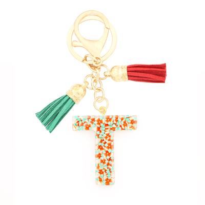 China Promotion Gift YANYE Christmas Creative Pendant Resin Acrylic Key Chain for sale