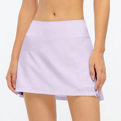 China New High Fashion Sweat-wicking Dance Sports Running Skirt Anti-glare Breathable Breathable Sports Skirt for sale