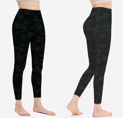 China 3d print gym fitness breathable digital elastic waist seamless yoga pants for women for sale