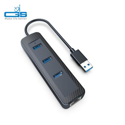 China High Speed ​​Mobile Devices USB 3.0 HUB Docking Station Network RJ45 1000 LAN USB Ethernet Adapter For Computer for sale