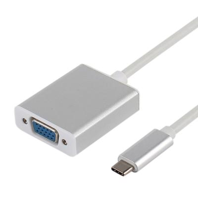 China Mobile Devices / High Quality Portable Type Usb 3.1 Computer Video Output C USB-C To VGA Adapter For PC Laptop for sale