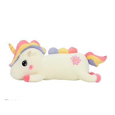 China Cute Stuffed Home Decor Pillow Baby Toys 80cm Stuffed Plush Unicorn Soft Stuffed Animal Toys for sale