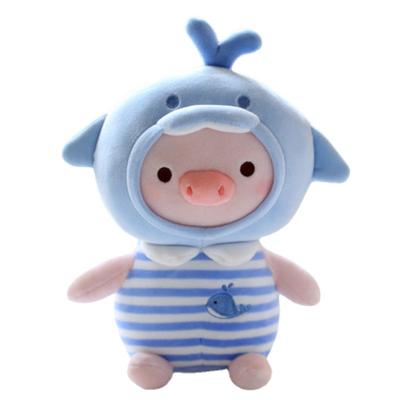 China Wholesale Cute Fun Animal Stuffed Home Bed Sofa Decoration Rag Doll Cartoon Plush Toys Dolphin Transform Pig Plush Pillow For Gift for sale