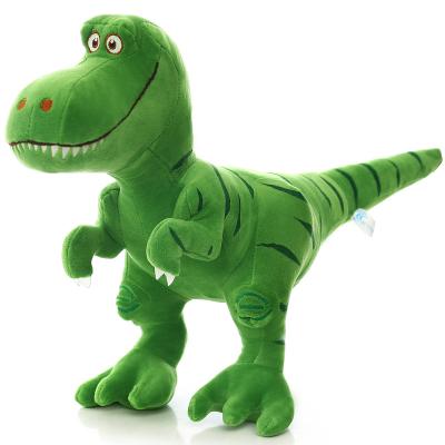 China Fun 35cm Cute Cartoon Stand Smiling Tyrannosaurus Dinosaurs Stuffed Plush Toys Sit For Kids Boys Birthday Gifts for sale