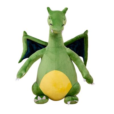 China Pokemon Fire Dragon Fire Dragon Popular Action Figures Doll Plush Toy Small Dinosaur Update Version Stuffed t for sale