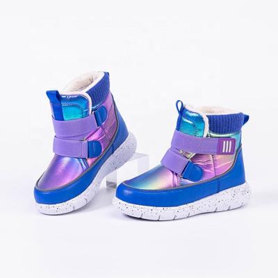 China 2020 Light Shining Bling Kids Ankle Snow Boots Boy Girls Winter Boots For Children for sale