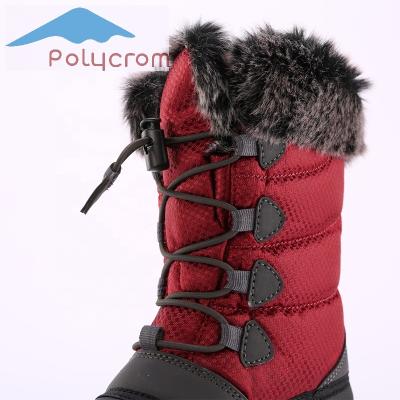 China Wholesale Fashion Raincoat Sporty Red Winter Kids Duck Leather Warm Coating Waterproof Snow Boots For Kids for sale