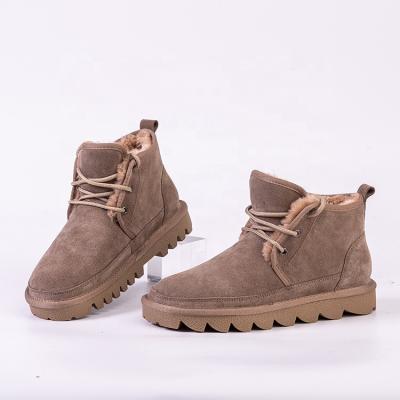 China Fashion Trend Custom Australia Men Snow Warm Boots Shoes Waterproof Fur Striped Snow Boots For Men Snow for sale