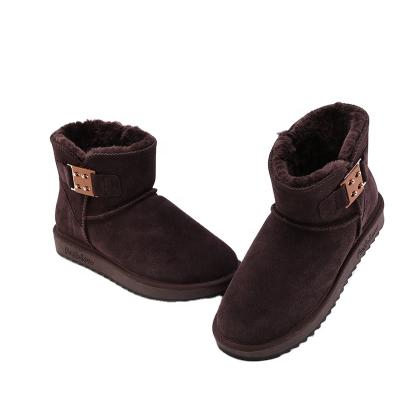 China Fashion Trend Mens Cow Suede Comfortable Warm Winter Boots for sale