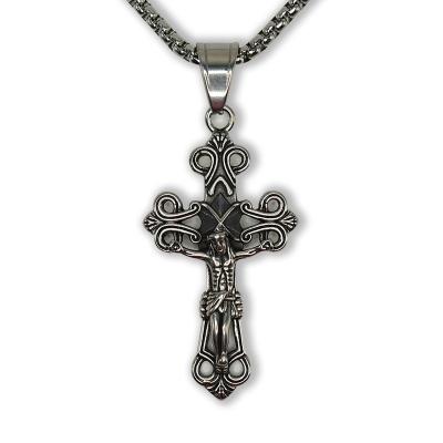 China Classical Stainless Steel Praying Environmentally Friendly Christian Jesus Cross Pendant Fresh Best Selling for sale