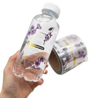 China Waterproof Custom Clear Logo Label Stickers Adhesive Roll Labels For Bottle for sale