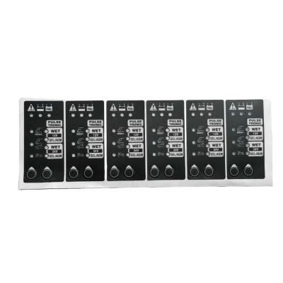 China Custom Membrane Switch Membrane Switch Panel Sticker And Waterproof Label Sticker for sale