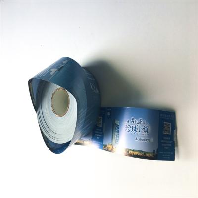 China Hang Tag Custom Heat Sensitive Paper Boarding Pass Airplane Ticket Printing Entrance Ticket Admission Paper Foldable Tickets for sale