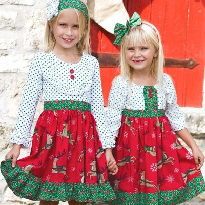 China Wholesale boutique baby clothes formal bridesmaids baby dresses children's canvas clothing for sale