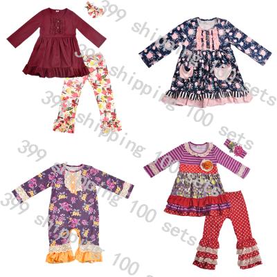 China New vintage children's clothing sets children's boutique wholesale clothing children's clothing baby clothes for sale