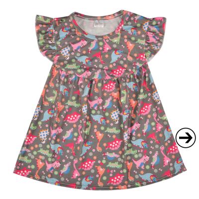 China Wholesale Fashion Breathable Loose Baby Girl Dresses New Style Babies Summer Dresses for sale