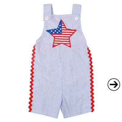 China July 4 Baby Romper Wholesale Boy Romper Breathable/Comfortable Hot Selling Clothing for sale