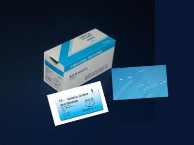 China Disposable SILK Absorbable And Non-absorbable Surgical Suture(PGA/ PDO/ VICRYL /CATGUT) for sale