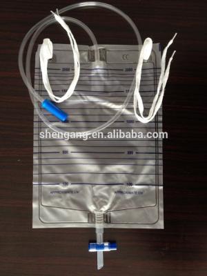 China urine bag T valve with hanger for sale