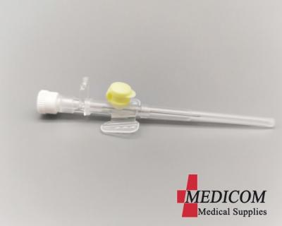 China CE ISO APPROVED  iv cannula catheter  with injection port and wings 14G 16G 18G 20G 22G 24G 26G sterile by eo gas for sale