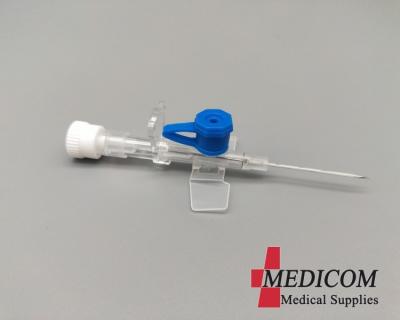 China cheape good quality  iv cannula catheter  with injection port and wings 14G 16G 18G 20G 22G 24G 26G sterile by eo gas for sale