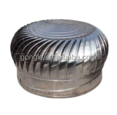 China For Home Natural Ventilating High Quality SS201/304 No Power Roof Turbine Ventilation Fan For Factory Workshop Warehouse for sale