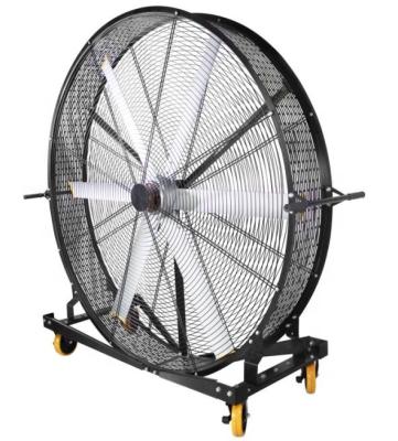 China Foldable Large Size Standing Fan Movable Brushless DC Fan With Wheel for sale