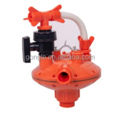 China High Quality Cleanable Poultry Water Pressure Regulator With End Kit For Chicken Drinking Line System Farm Equipment PH125 for sale