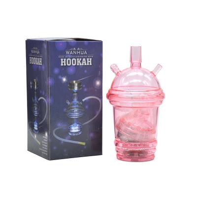 China Luxury Custom Hookah Portable Chicha Smoking Hooka Shisha Colorful Smoke Sheesha Hookah Cup for sale