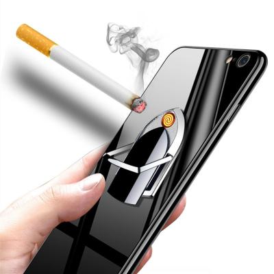 China Best Luxury Promotional Cigarette Lighter Electronic USB Lighter For Smoking Women for sale