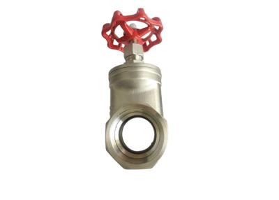 China 2 Inch Full Bore Gate Valve 316 Steel Astm Npt Threaded Connection Type for sale