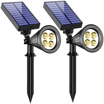 China IP65 Waterproof LANDSCAPE Radio Outdoor Lighting Solar Landscape Lights Garden Decoration LED Spotlights for sale