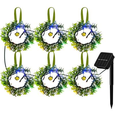 China Amazing Waterproof Christmas Decorations IP65 Solar Powered Led Outdoor Garden Lights Christmas Decoration Garlands for sale