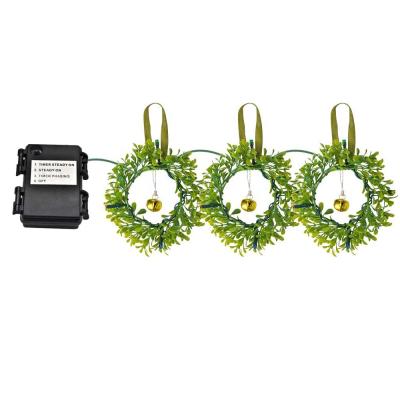 China LANDSCAPE Artificial Olive Branch Garland Cheap 3 Led String Lights Battery Operated Outdoor Waterproof for sale