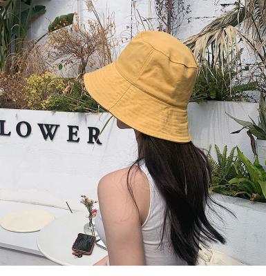 China Custom decoration women wholesale fashion embroidery logo cotton bucket hat plain fisherman leisure bucket hat for sale