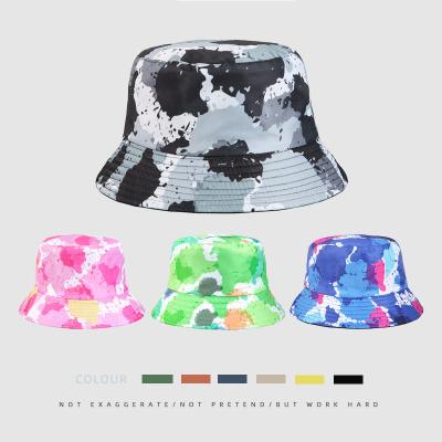 China New Wholesale Caps Logo Custom Printed Bucket Hats Fashion Unisex Reversible Decoration Designer Fisherman Hats for sale