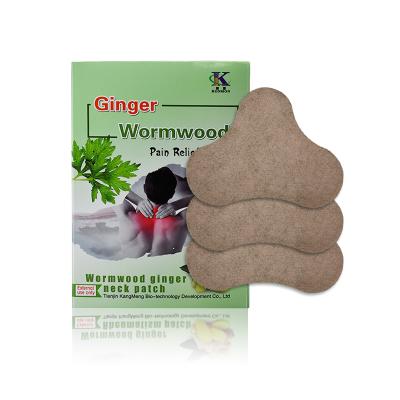 China KangMeng Wormwood Pain Relief Cervical Patch Herbal Sticker Neck Pain Relief Patch For Long Term Labor for sale