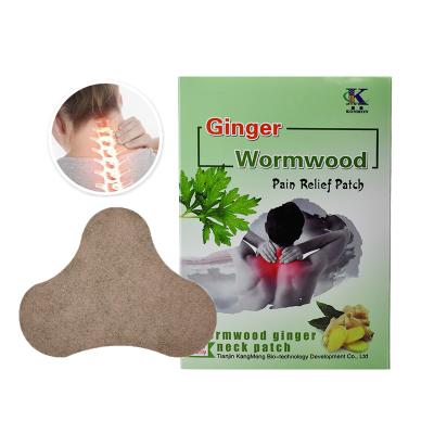 China Hot Sale Wholesale OEM Chinese Herbal Wormwood Ginger Pain Relief Patch For Cervical NECK for sale