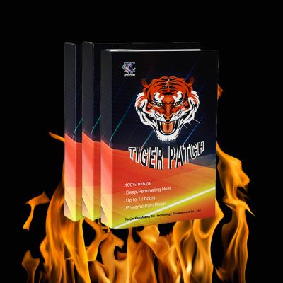 China Free Sample Customized Adhesive Heating Back Tiger Pain Relief Pepper Plaster Patch for sale