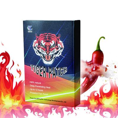 China 2021 New Product Customized Body CE Certificate Tiger Heating Pain Relief Patch Adhesive Plaster for sale