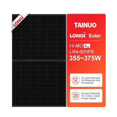 China 20A Original Longi solar panels mono half cell solar panel 460W 455W 450W 380W 375W 370W solar panel home for sale