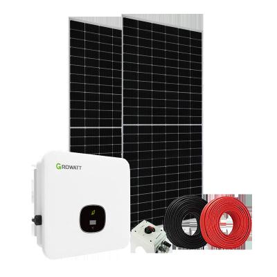 China Home 10KW 15KW 20KW Home Solar Power System Grid Tied solar panels with battery and inverter 30kw 50kw Solar Panel System for sale