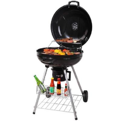 China Easily Assembled Multifunctional Portable Charcoal Grill Round Barbecue Smoker Oven For 1-3 People for sale