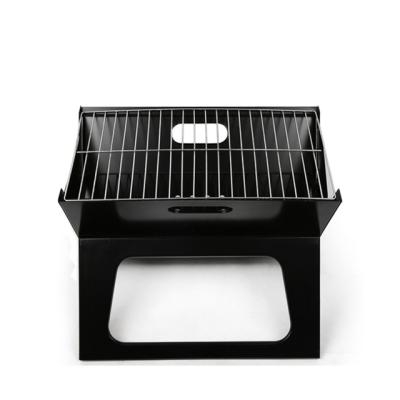 China Easily Assembled European Hot Sale Notebook Barbecue Grill X Shaped Legs BBQ Grill Stove Portable Outdoor Camping Foldable BBQ Grill for sale